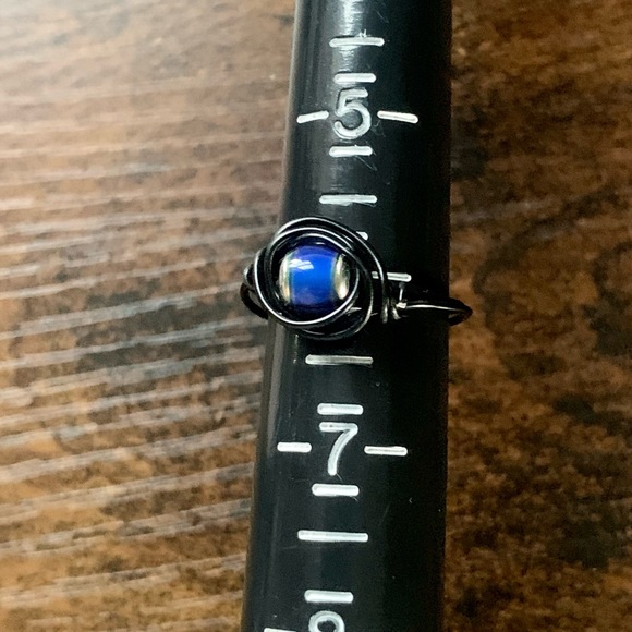 Goth Mood Handcrafted Ring - Picture 6 of 6